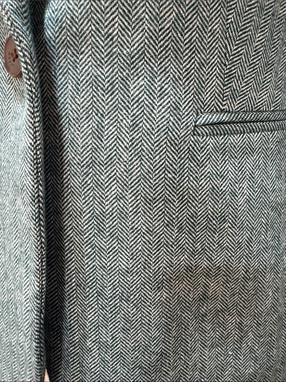 J Crew sz 10 green tweed wool blazer NWT - Picture 3 of 11